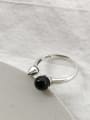 thumb 925 Sterling Silver Round Vintage Free Size Ring 0