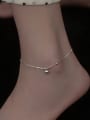 thumb 925 Sterling Silver Bead Bell Vintage  Anklet 2