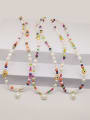 thumb Freshwater Pearl Multi Color  Glass beads Evil Eye Bohemia Necklace 3