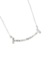 thumb 925 Sterling Silver Rectangle Minimalist Necklace 3