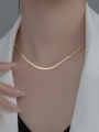 thumb 925 Sterling Silver Minimalist Chain Necklace 2