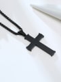 thumb Titanium Steel Cross Minimalist Necklace 0