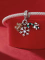 thumb 925 Sterling Silver Enamel Trend Snowy Christmas Eve DIY  Pendant 3