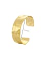 thumb Brass Geometric Minimalist Cuff Bangle 2