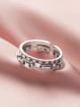 thumb 925 Sterling Silver Heart Vintage Stackable Ring 3