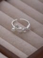 thumb 925 Sterling Silver Heart Vintage Band Ring 3