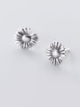 thumb 925 Sterling Silver  Vintage Retro Simple Little Daisy Stud Earring 1