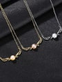thumb 925 Sterling Silver Freshwater Pearl Irregular Minimalist Necklace 2