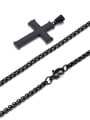 thumb Titanium Steel Cross Minimalist Necklace 3