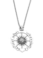 thumb Stainless steel Sun Hip Hop Long Strand Necklace 2