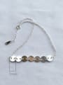 thumb 925 Sterling Silver Minimalist  Round Anklet 1