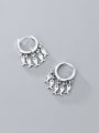 thumb 925 Sterling Silver Many creative fish Classic Huggie Earring 2