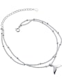 thumb 925 Sterling Silver Fish tain Minimalist  Anklet 3