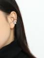 thumb 925 Sterling Silver  Vintage Geometric irregular  without holes Single  ear clip 2