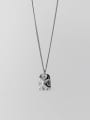 thumb 925 Sterling Silver Geometric Minimalist Necklace 0