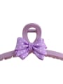 thumb Alloy Resin Silk Trend Bowknot  Jaw Hair Claw 4