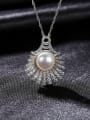 thumb 925 Sterling Silver Freshwater Pearl Irregular Luxury Necklace 3