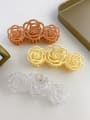 thumb Alloy Resin Trend Hollow Flower  Jaw Hair Claw 1