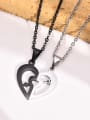 thumb Stainless steel Heart Hip Hop Necklace 0