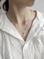 thumb 925 Sterling Silver Imitation Pearl White Necklace 1