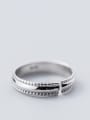thumb 925 sterling silver round minimalist free size ring 1