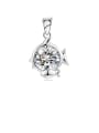 thumb 925 Sterling Silver Cubic Zirconia Minimalist Pisces Constellation  Pendant 0
