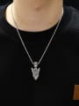 thumb Stainless steel Triangle Hip Hop Necklace 1