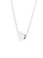 thumb 925 Sterling Silver Smooth Heart Minimalist  Pendant Necklace 3