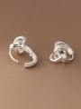 thumb 925 Sterling Silver Bowknot Trend Stud Earring 3