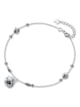 thumb 925 Sterling Silver Bell Minimalist  Anklet 0