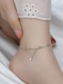 thumb 925 Sterling Silver Heart Minimalist   Anklet 3