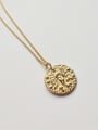 thumb 925 Sterling Silver Geometric Minimalist Coin Necklace 2