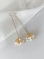 thumb Alloy With Imitation Gold Plated Vintage Irregular Drop Earrings 3