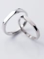 thumb 925 Sterling Silver Minimalist  Smooth Cut Free Size Ring 3