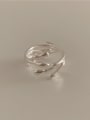 thumb 925 Sterling Silver Flower Vintage Stackable Ring 3