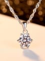 thumb 925 Sterling Silver Cubic Zirconia Pendant Necklace 2