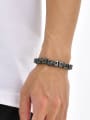 thumb Stainless steel Irregular Vintage Link Bracelet 2