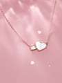 thumb 925 Sterling Silver Shell  Heart Minimalist Necklace 3