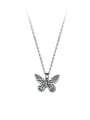 thumb 925 Sterling Silver Butterfly Vintage Necklace 0