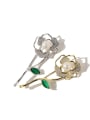 thumb Copper Cubic Zirconia White Rosary Dainty Brooches 0