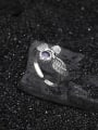 thumb 925 Sterling Silver Cubic Zirconia Wing Vintage Band Ring 3