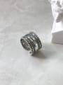 thumb 925 Sterling Silver Multi layer twist   frica  Vintage Free Size Band Ring 0