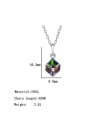 thumb 925 Sterling Silver Austrian Crystal Geometric Classic Necklace 3