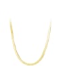 thumb 925 Sterling Silver  Minimalist Snake bone chain Necklace 4