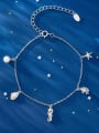 thumb 925 Sterling Silver Sea  Star Minimalist Link Bracelet 2