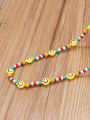 thumb Multi Color Glass beads Smiley Bohemia Handmade Beaded Necklace 3