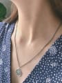 thumb 925 Sterling Silver Resto round Necklace 1