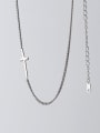 thumb 925 Sterling Silver Cross Minimalist Necklace 3