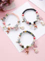 thumb Zinc Alloy Imitation Pearl Multi Color Round Bohemia Charm Bracelets 1