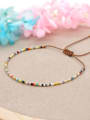 thumb Multi Color Glass beads Bohemia Handmade Weave Bracelet 1